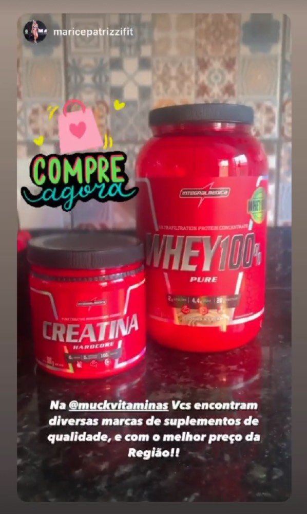 Avaliação de cliente Muck Vitaminas